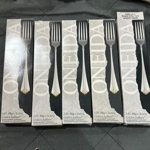 New Oneida Golden Juilliard Silverware